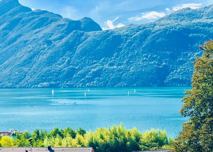 T4 Christina Contemporain, Vue Lac, Climatise Avec Parking エクスレバン