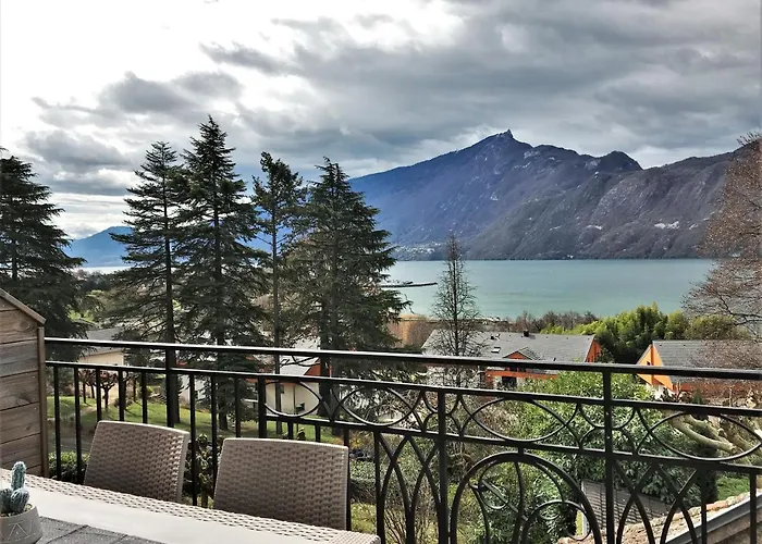 Appartement T4 Christina Contemporain, Vue Lac, Climatise Avec Parking